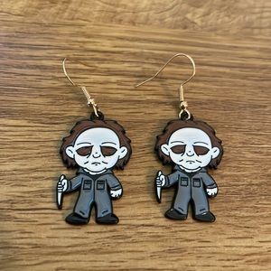 Michael myers Halloween earrings